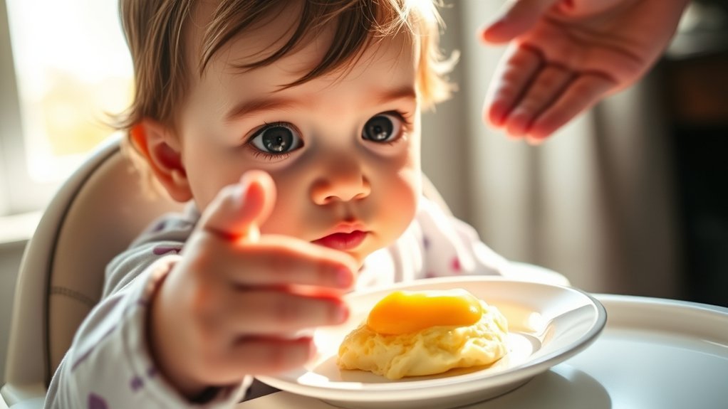 monitor for egg allergies