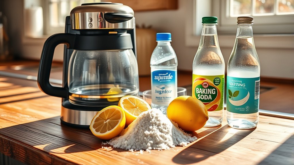 natural coffee maker cleaning solutions