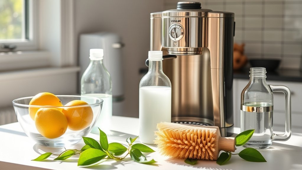 natural coffee maker descaling solutions