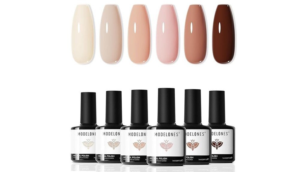 nude gel nail polish