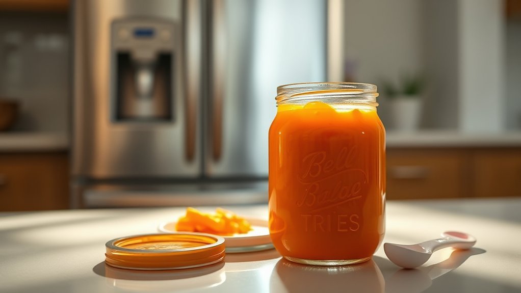 opened baby food guidelines