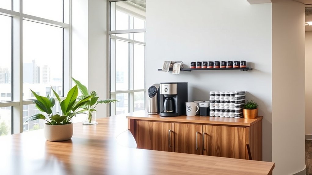 optimal coffee station placement