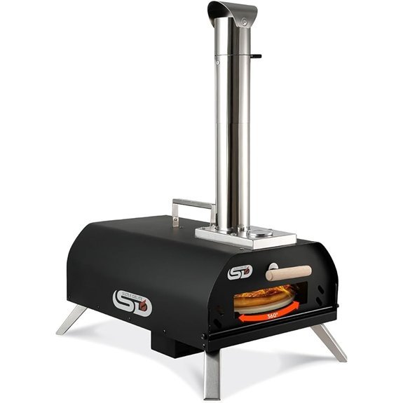 SizzleDelite Outdoor Wood Fired Pizza Oven