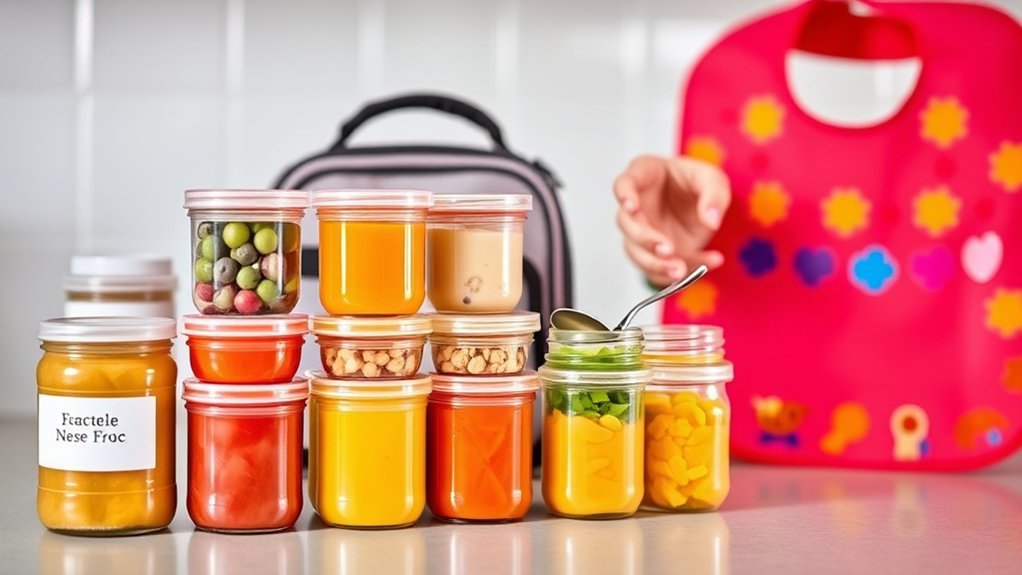 packing baby food safely