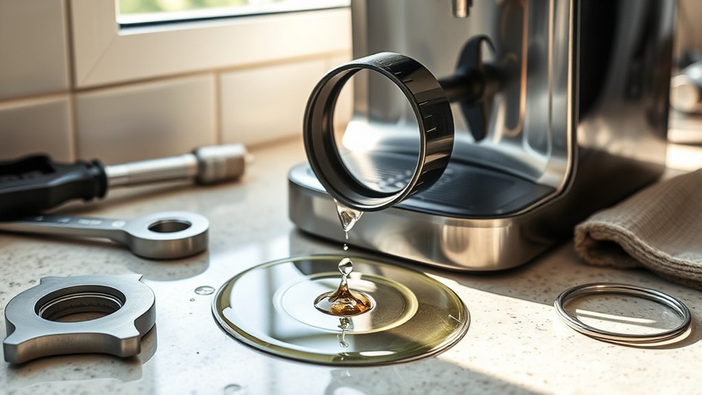 persistent coffee maker leaks