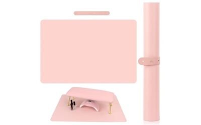 pink nail art mat