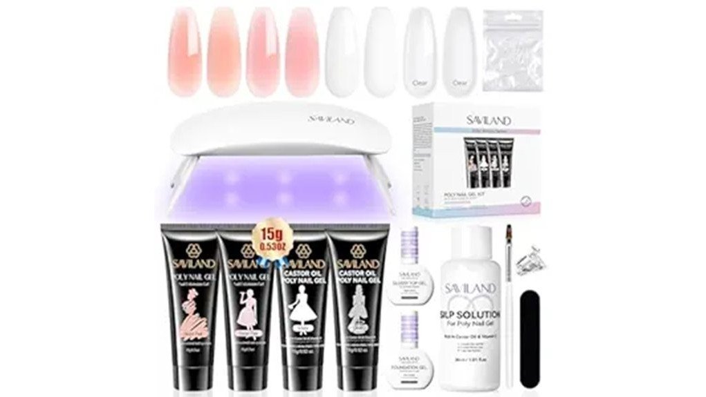 poly gel nail kit review