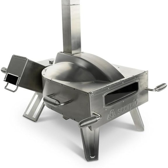 SCORPIO Dual Fuel Portable Outdoor Pizza Oven