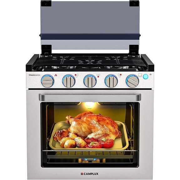 CAMPLUX Classic RV Propane Stove and Oven Combo