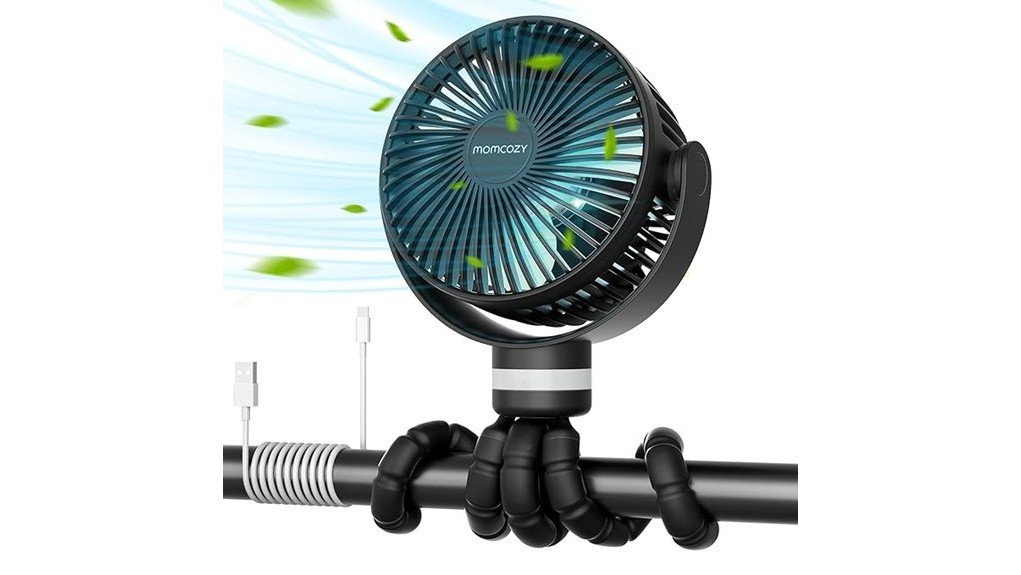 portable stroller fan review