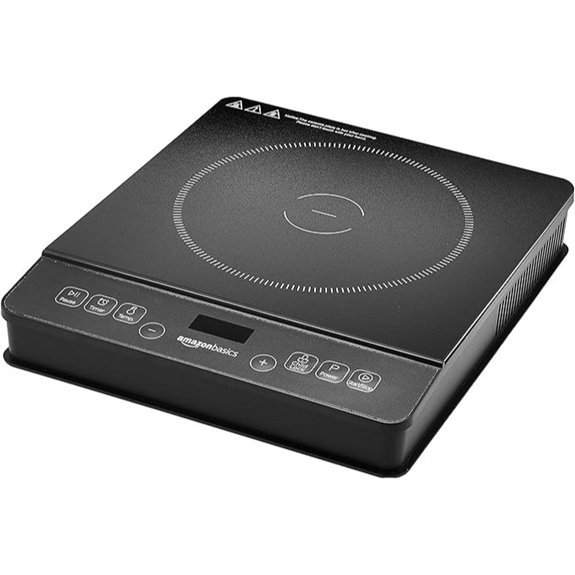 Amazon Basics Portable Induction Cooktop (1800W)