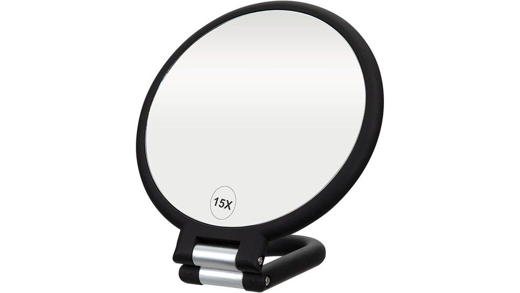 premium handheld magnifying mirror