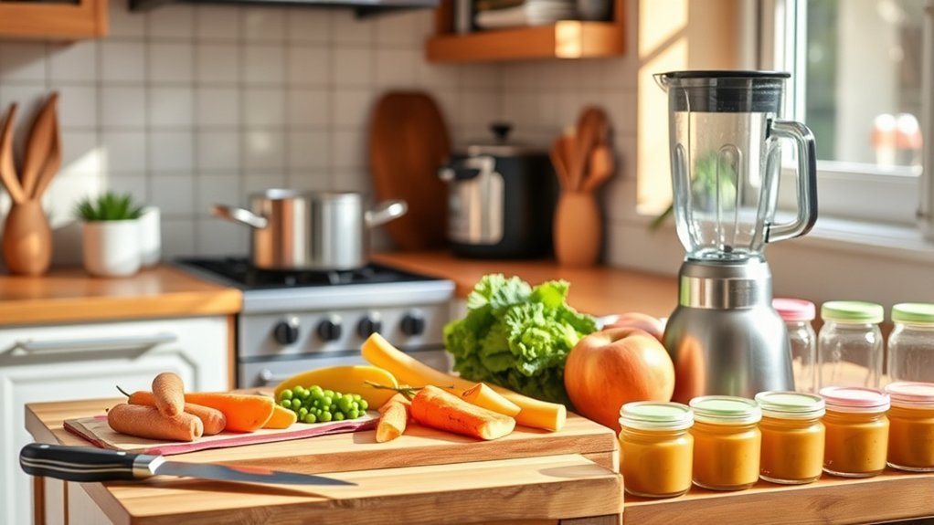 prepare safe homemade baby food