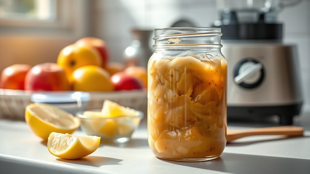 prevent homemade baby food browning