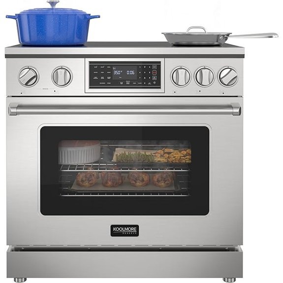 KoolMore 36 in. Professional Induction Oven Range
