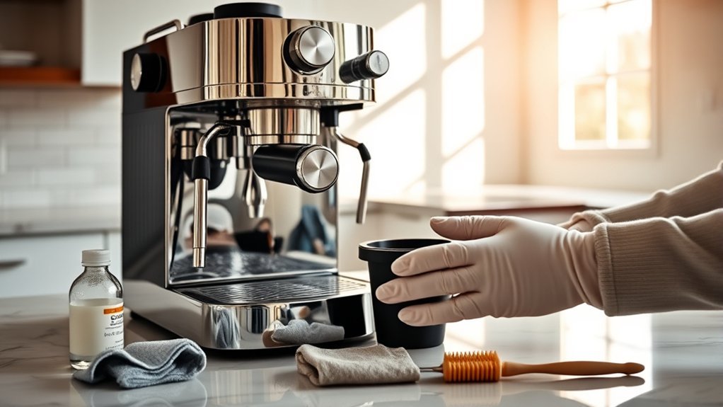 properly store coffee maker