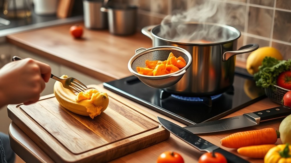 puree baby food manually