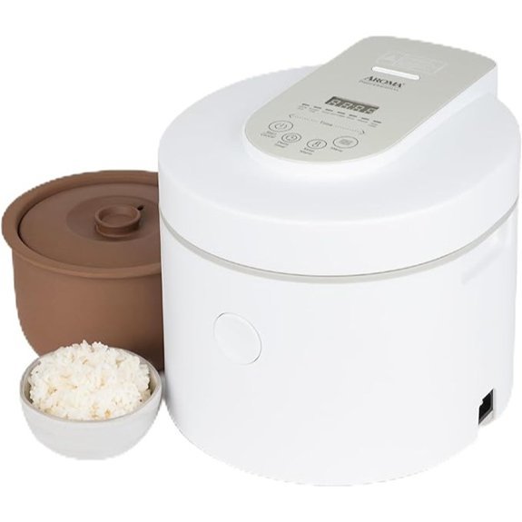 AROMA Professional Rice Cooker with Purple Clay Pot