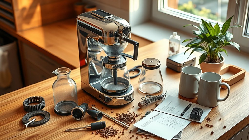 reassemble coffee maker correctly