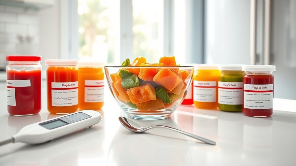 refreezing thawed baby food