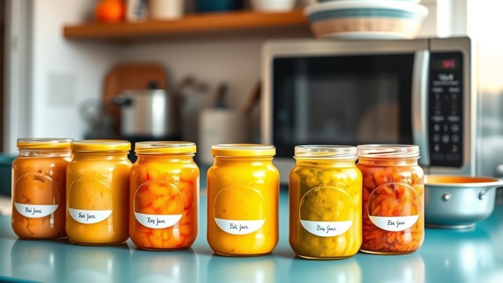 reheat baby food safely