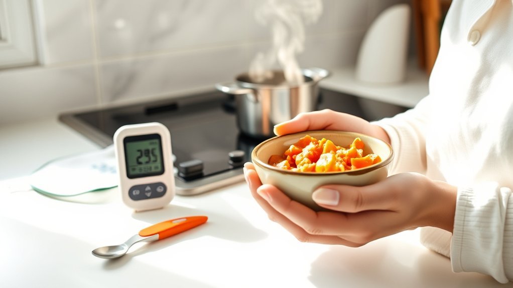 reheat baby food safely