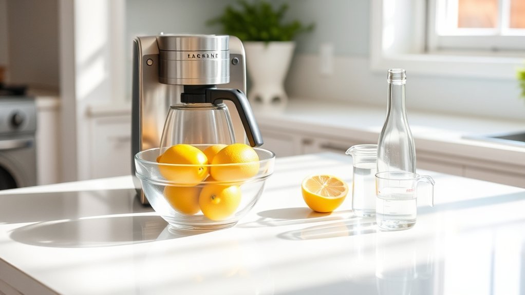 remove coffee maker minerals