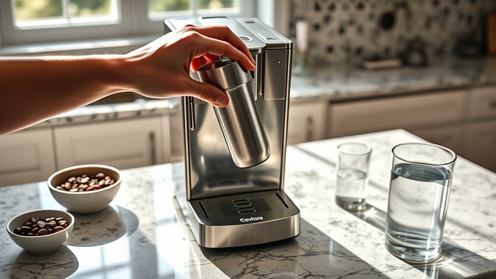 replace coffee maker filter