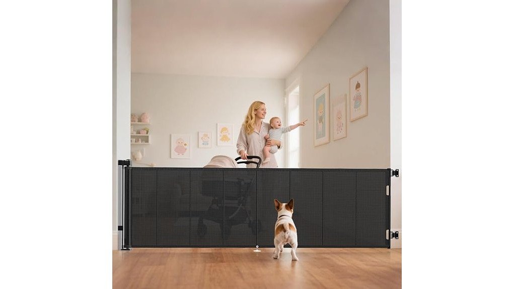 retractable baby gate review