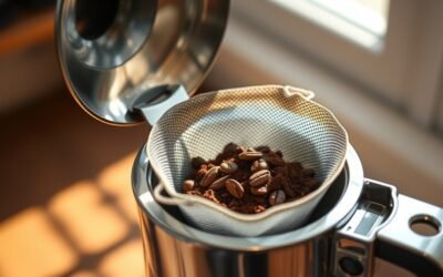 reusable filter coffee brewing