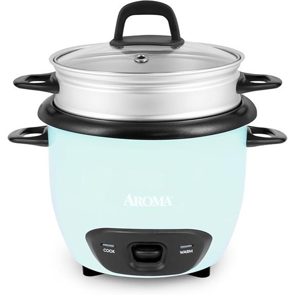 AROMA 6-Cup Rice & Grain Cooker (ARC-743-1NGBL)