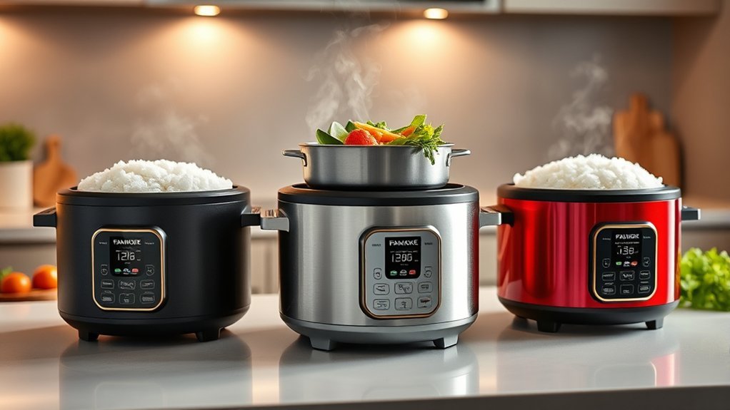rice cookers with steamers