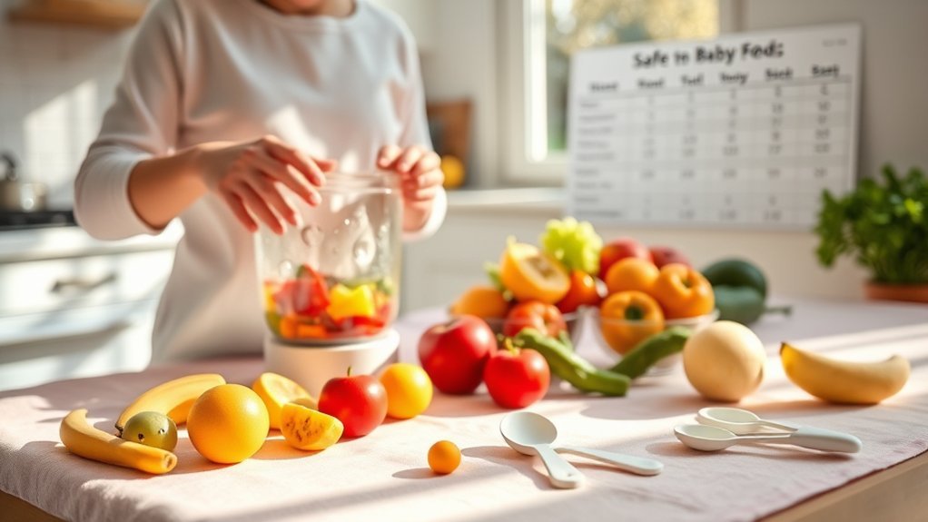 safe baby food preparation