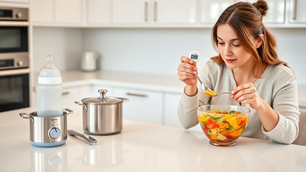 safe baby food reheating