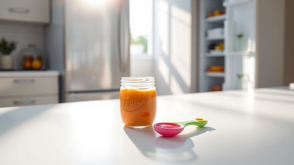 safe baby food storage