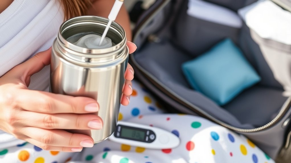 safe baby food temperature