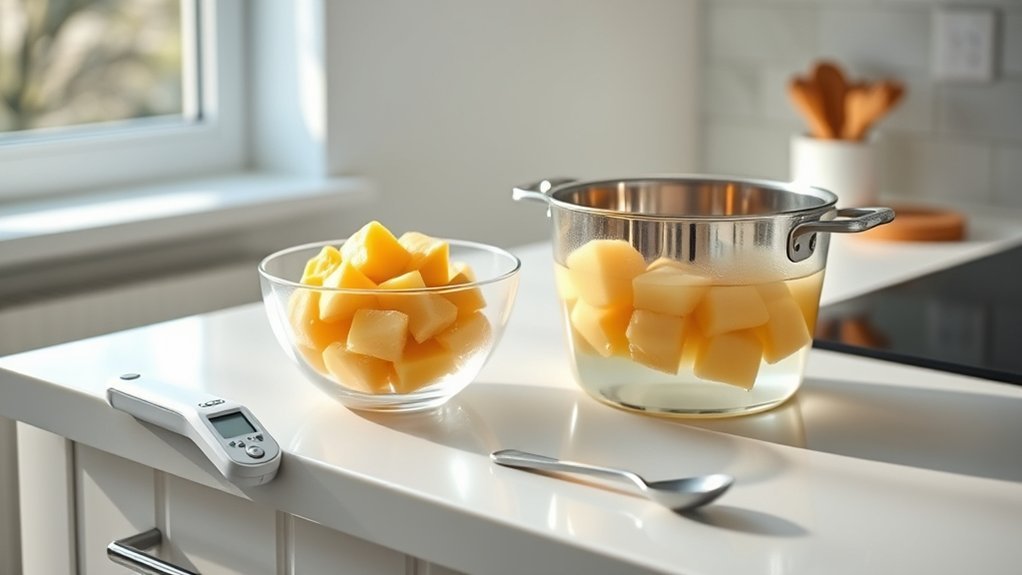 safe baby food thawing