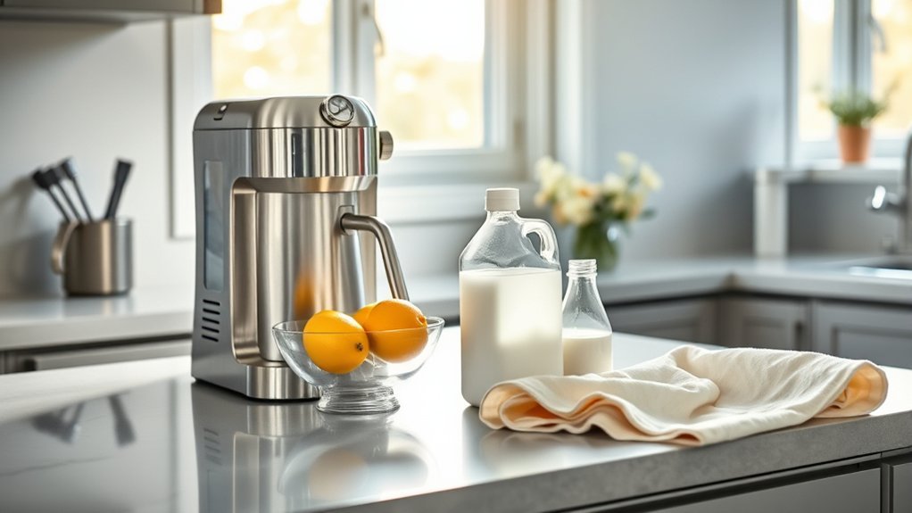 safe coffee maker cleaning