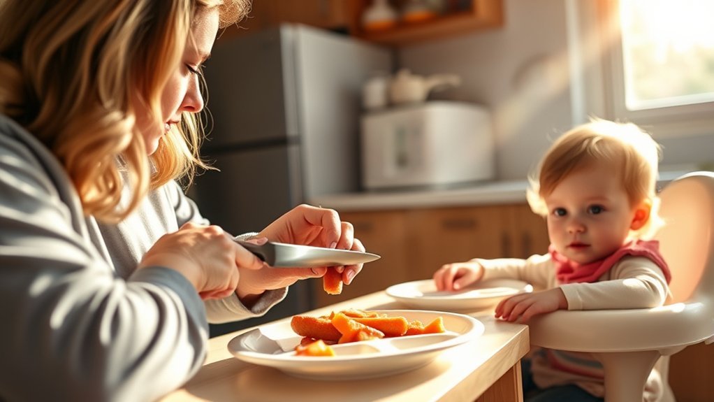 safe hot dog cutting