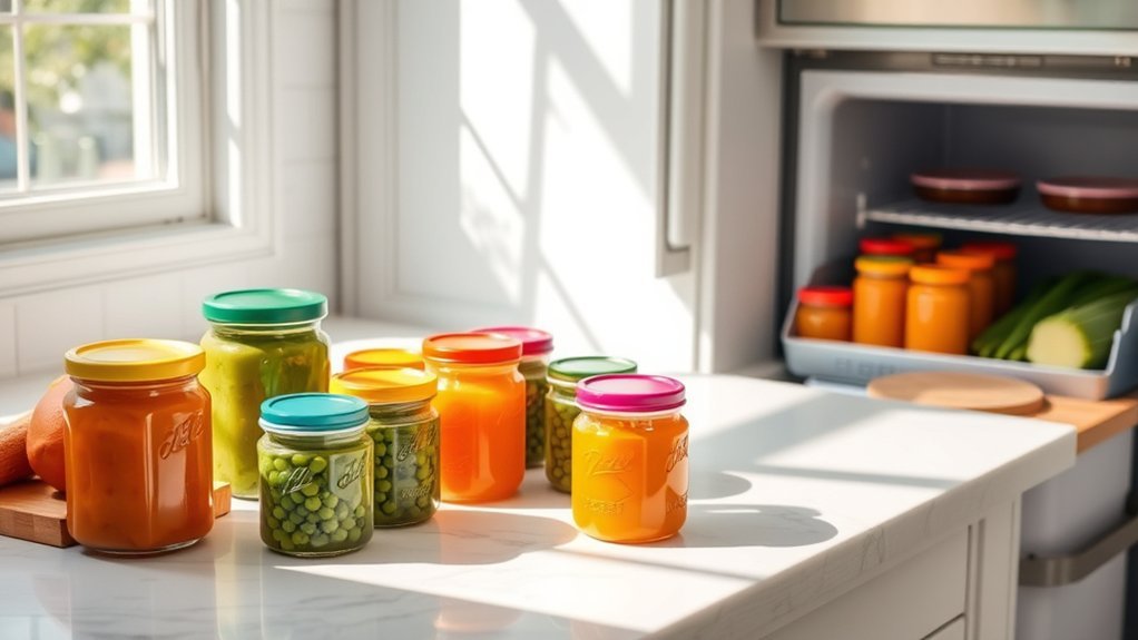 safe storage for baby food