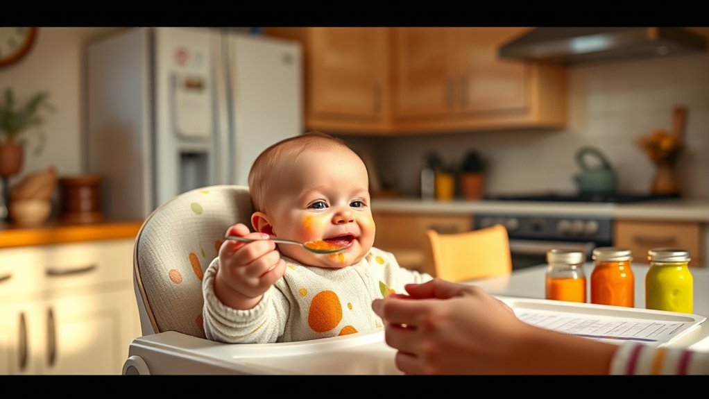 sample solid food schedule