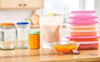 selecting baby food containers