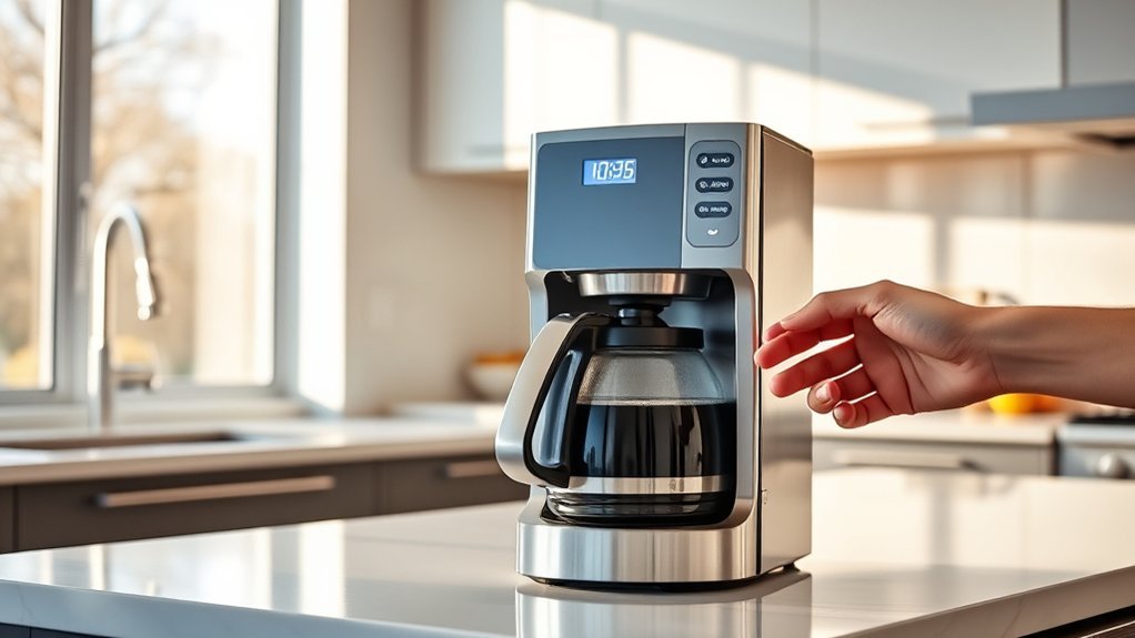 set up coffee maker