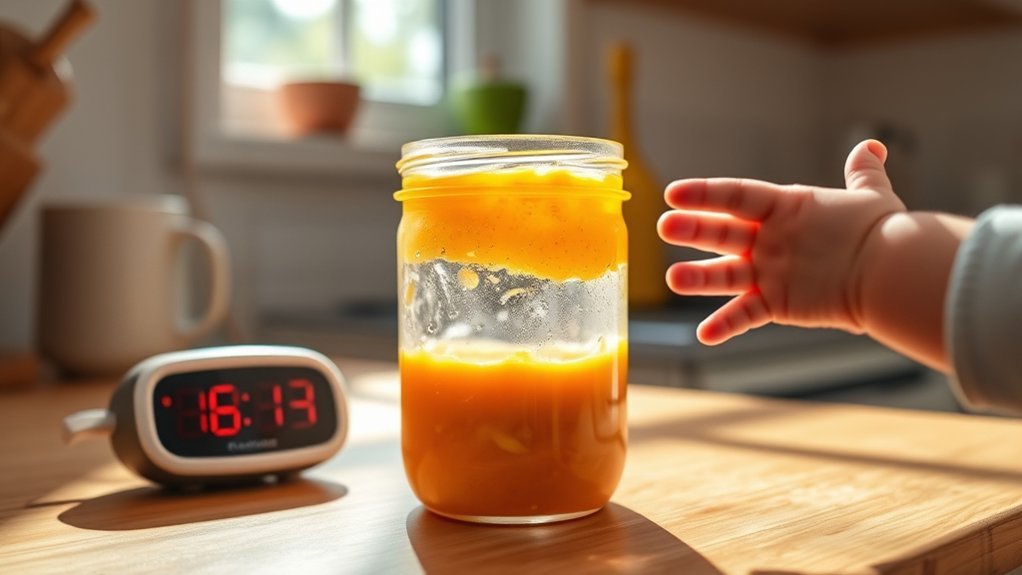 signs of baby food spoilage