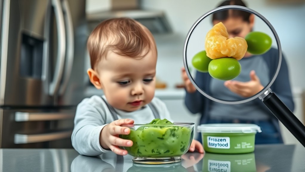 signs of spoiled baby food