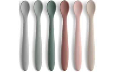 silicone baby feeding spoons