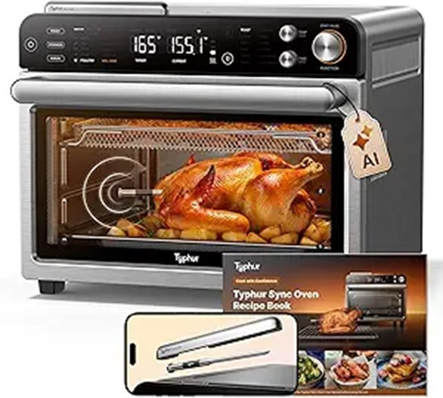 Typhur Sync Oven with Smart AI Thermometer Probe