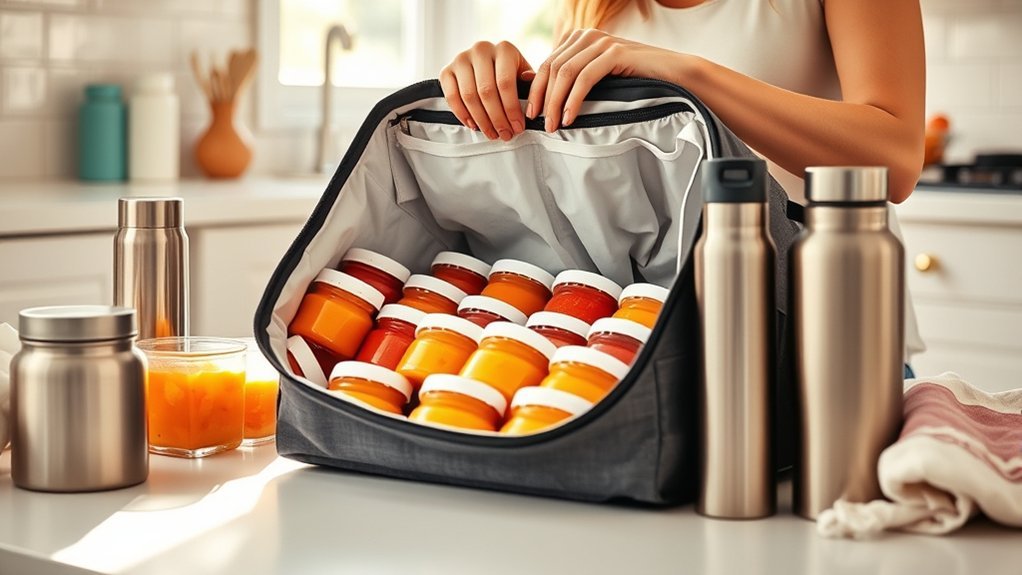 smart packing for baby food