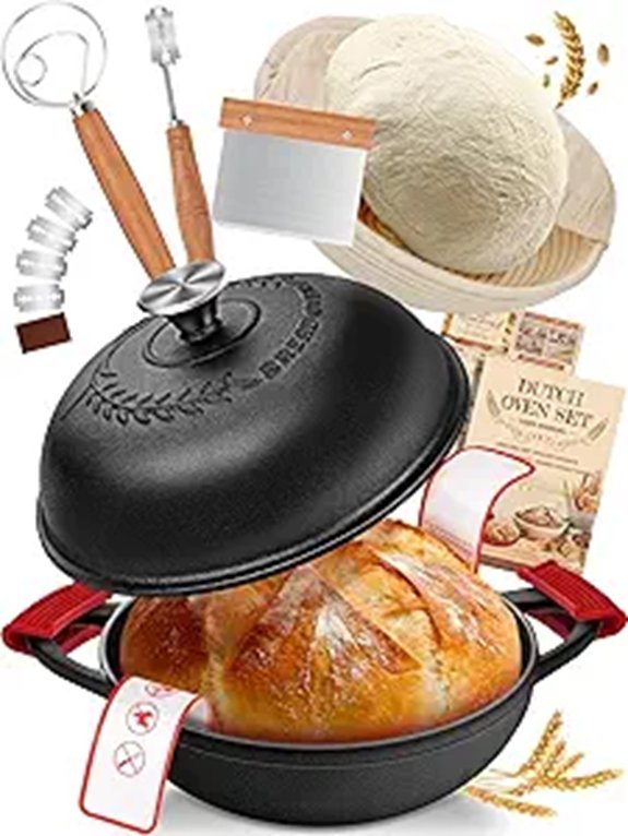 Dutch Oven Bread Baking Pot with Sourdough Kit