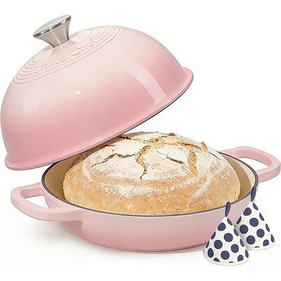 Umite Chef Cast Iron Dutch Oven for Sourdough